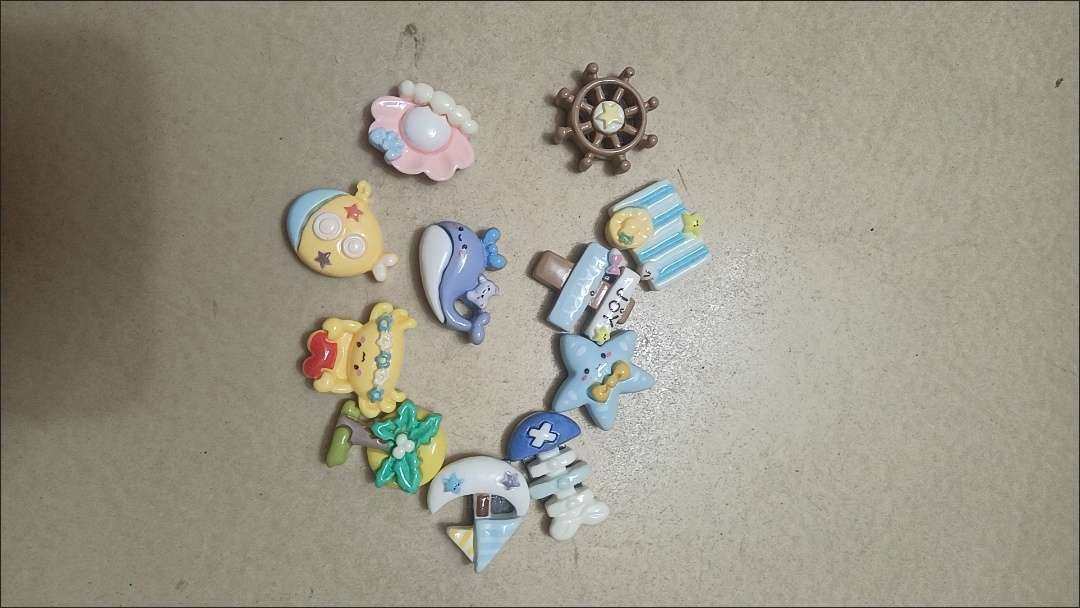 下单网站：拼多多APP 下单商品：闪亮海洋沙滩DIY磁力贴 