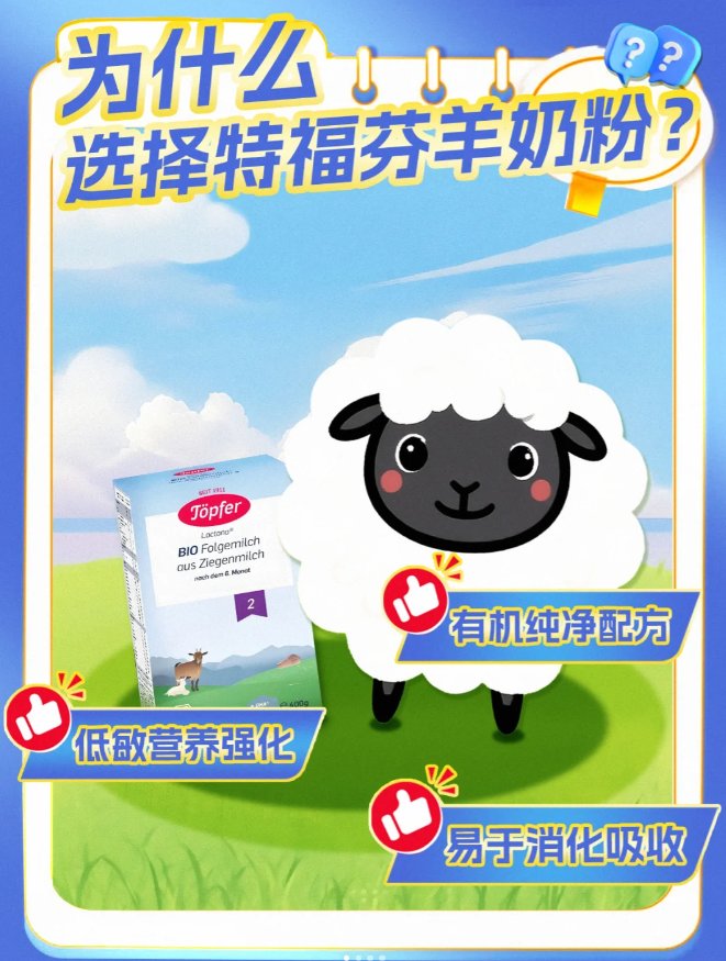 没错❗️羊奶粉的核心优势在于更易被肚肚消化吸收，且其蛋白质结