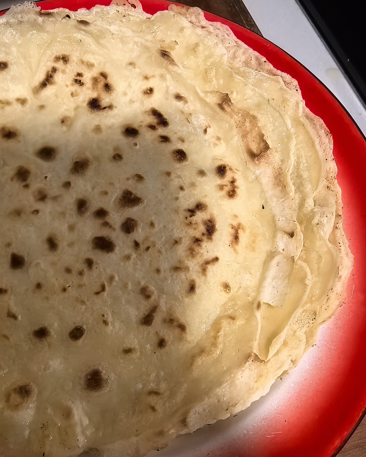 说实话，好久没有这样子做饭了， 我感觉摊煎饼这个事情还挺累的