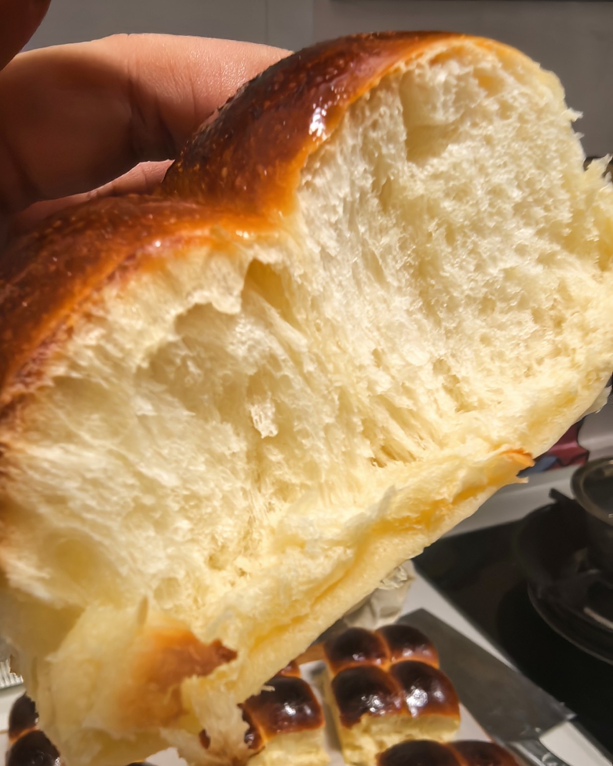 这个是跟着某音一个博主复刻的山姆的黄油小面包。 因为西安没有