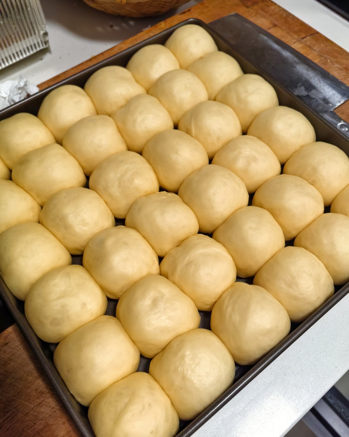 这个是跟着某音一个博主复刻的山姆的黄油小面包。 因为西安没有