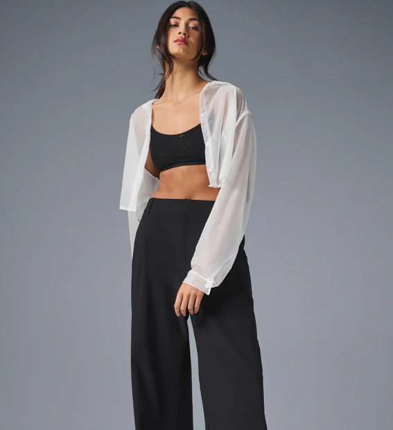 这条不挑身材，显高显 **的alo yoga休闲裤，买到的姐