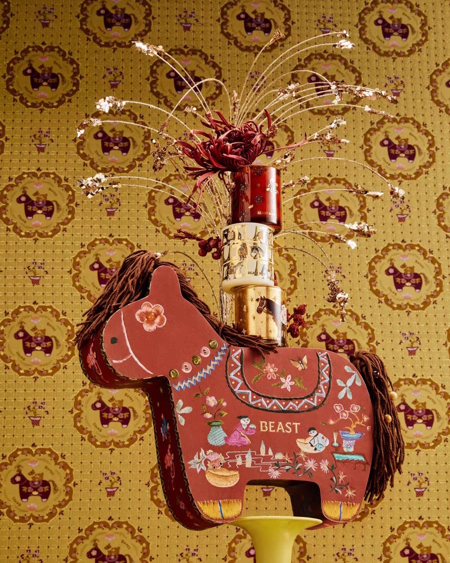 【新年限定】野兽派马上开运蜡烛礼盒小香扇香薰蜡烛 容量配置：