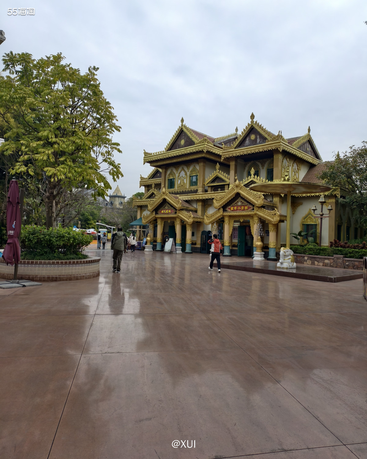 因为朋友对南宁方特的主题比较感兴趣，第二天就去了这里，做攻略