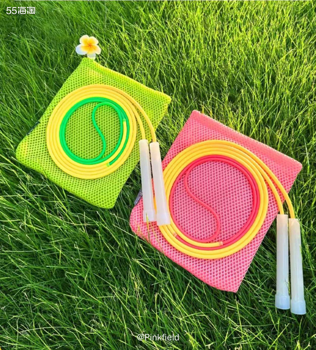 🪢孩子在家跳绳断了两次，导致绳子有点短，在表姐的推荐下，又