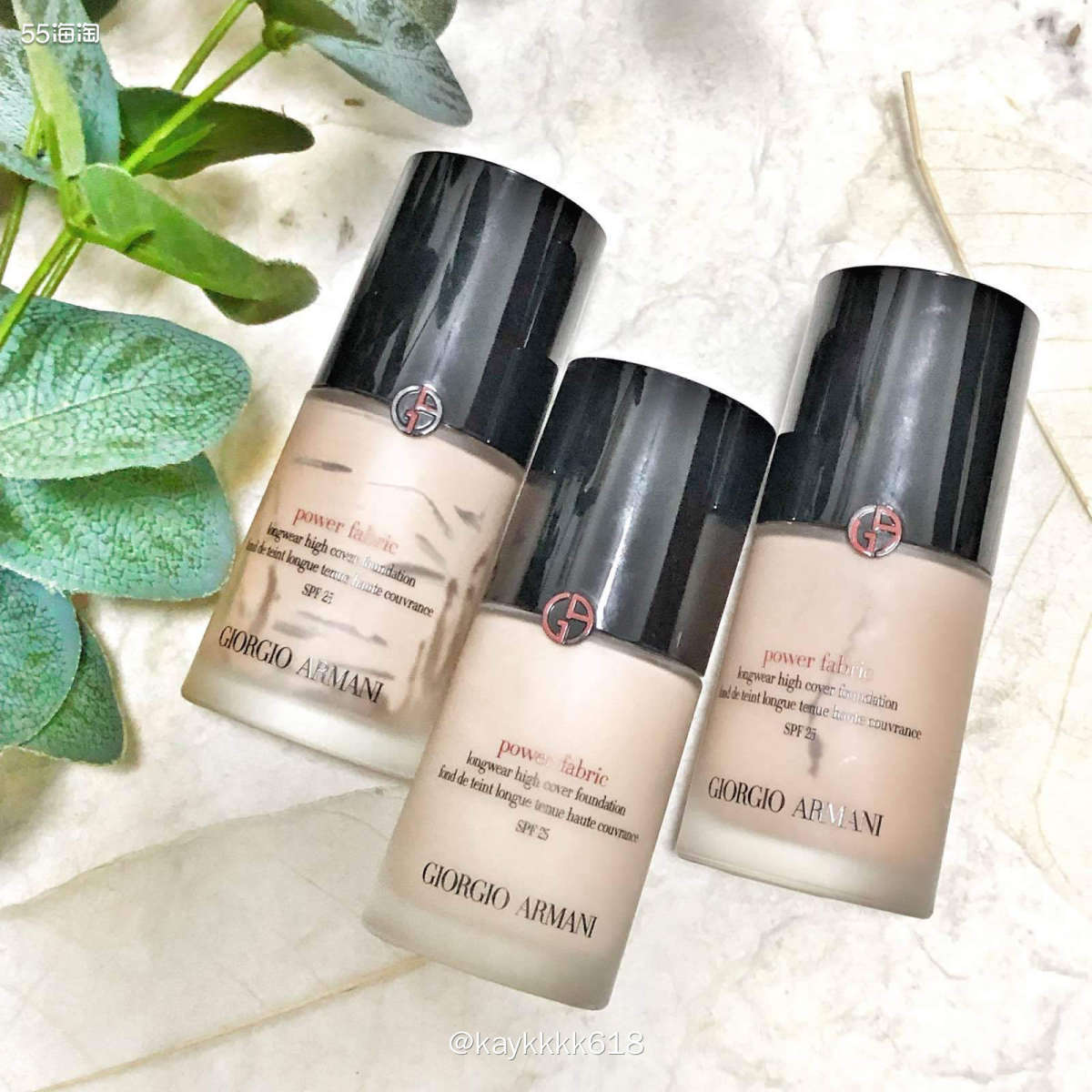 空瓶多而且会回购的产品中阿玛尼的权利红标粉底液到算一款，很喜