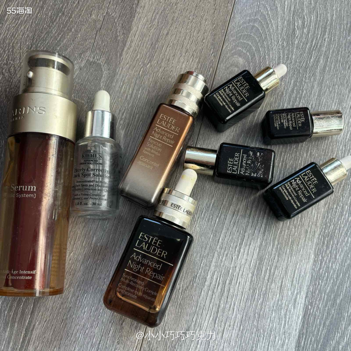 年度精华空瓶用的最多的也是雅诗兰黛家，小棕瓶算是我比较喜欢用