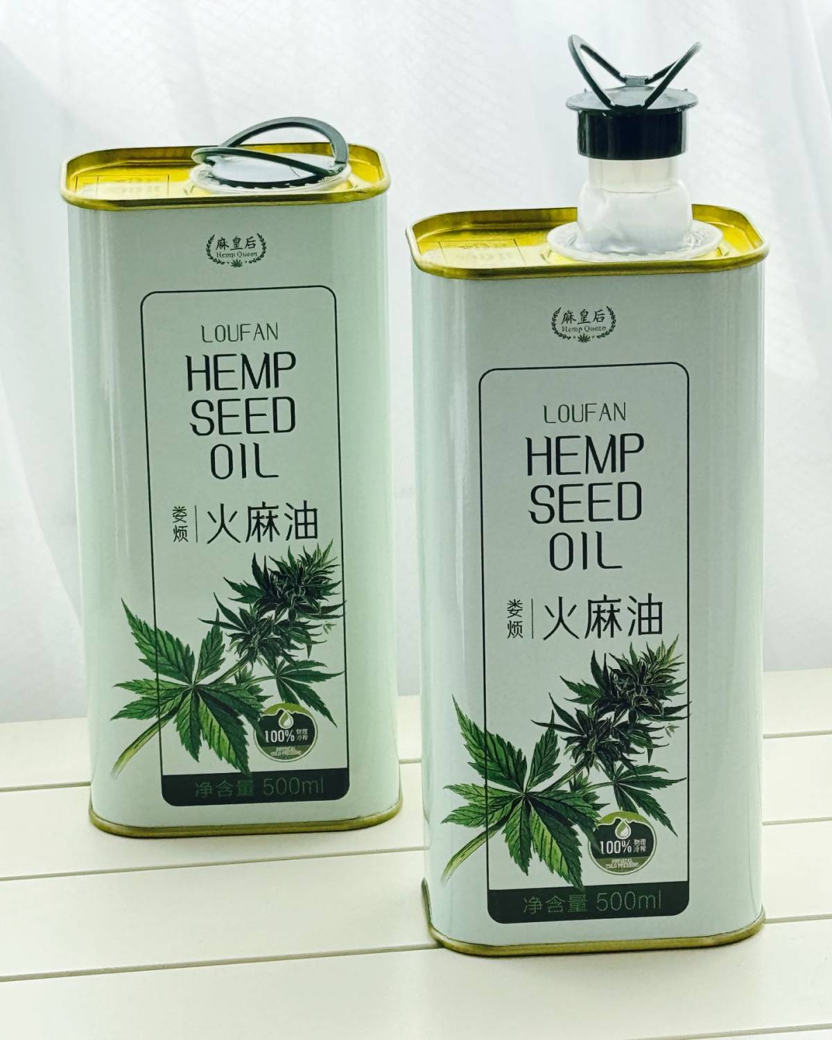 被朋友送的火麻油惊艳到！铁盒包装超贴心，密封存储超安心，拉开