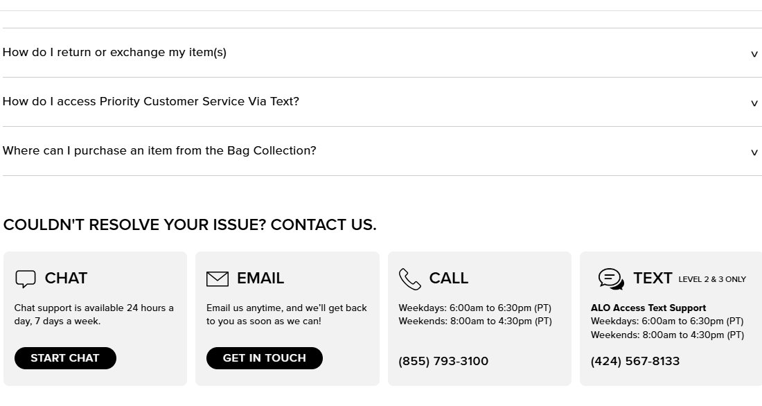 已经买过好多次alo yoga美网了，中间也出现过漏发、错发