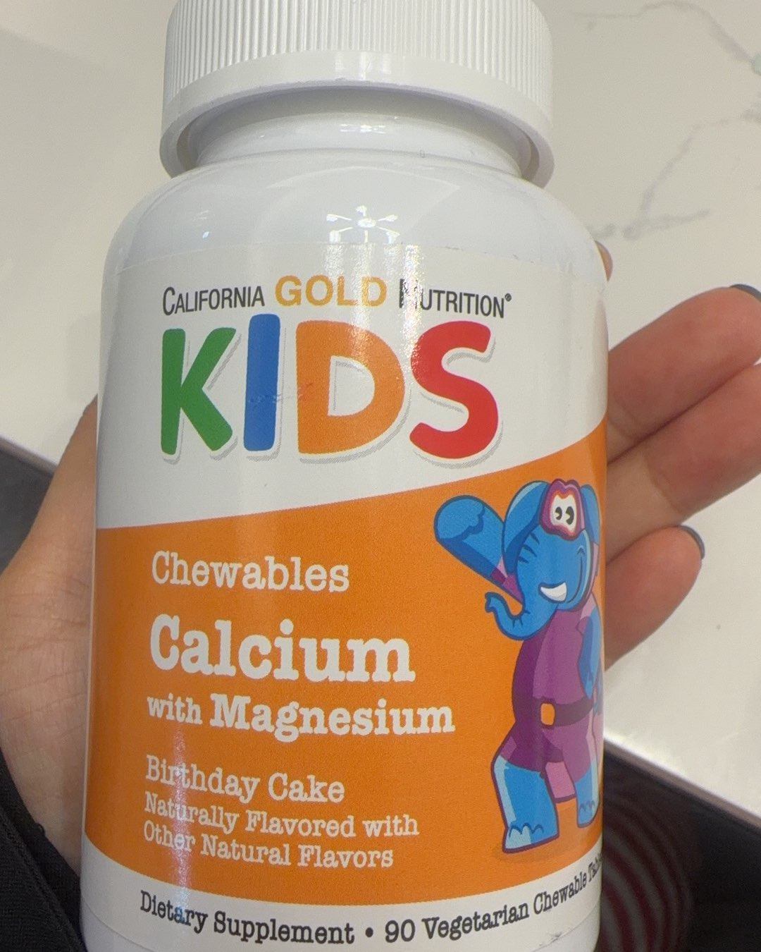 推荐iherb家的这款儿童钙镁片，一瓶打完折50不到，另外一