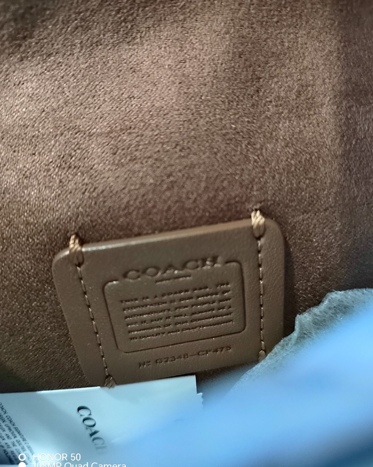 Coach morgan摩根链条包焦糖色 购于美国coach