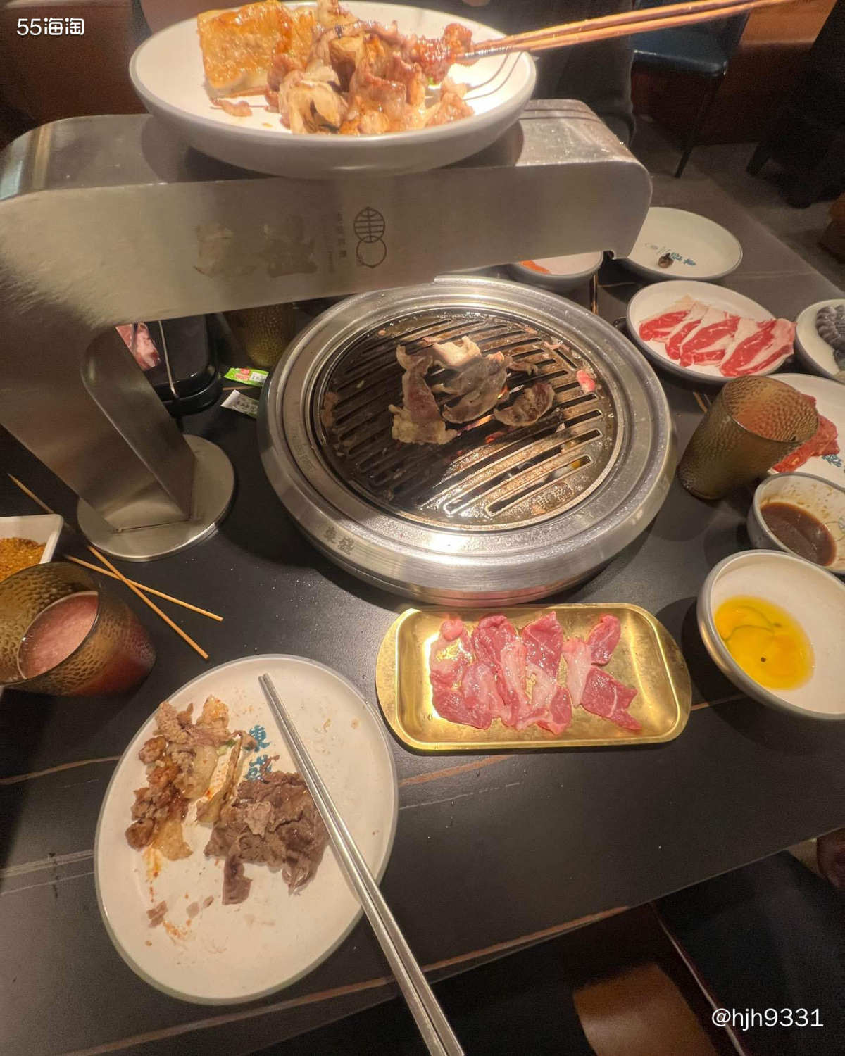 🔆父子俩都想吃烤肉，但是我最近吃不了太多，又拗不过他俩，只