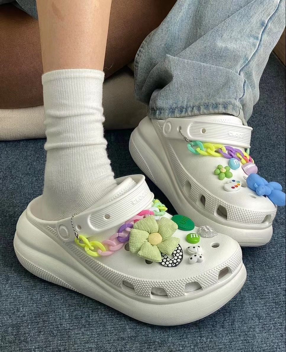 今天看到55发的折扣，Crocs 卡骆驰CUTIE大童款萌萌