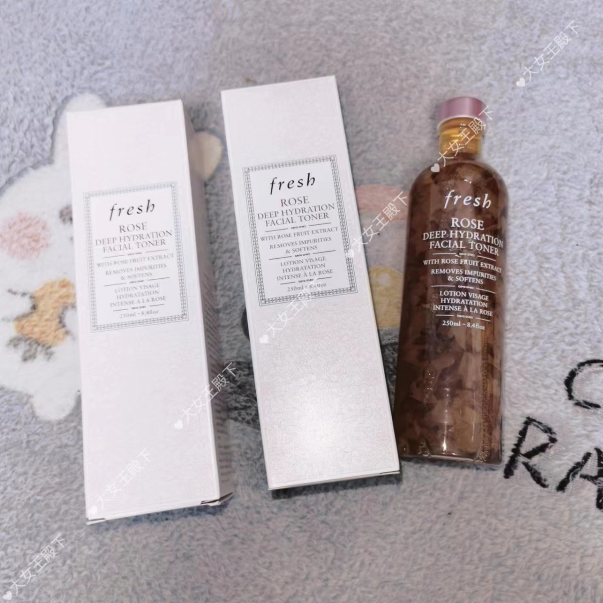 ☑️开箱： 资生堂***2 fresh玫瑰水*2 这一箱真够