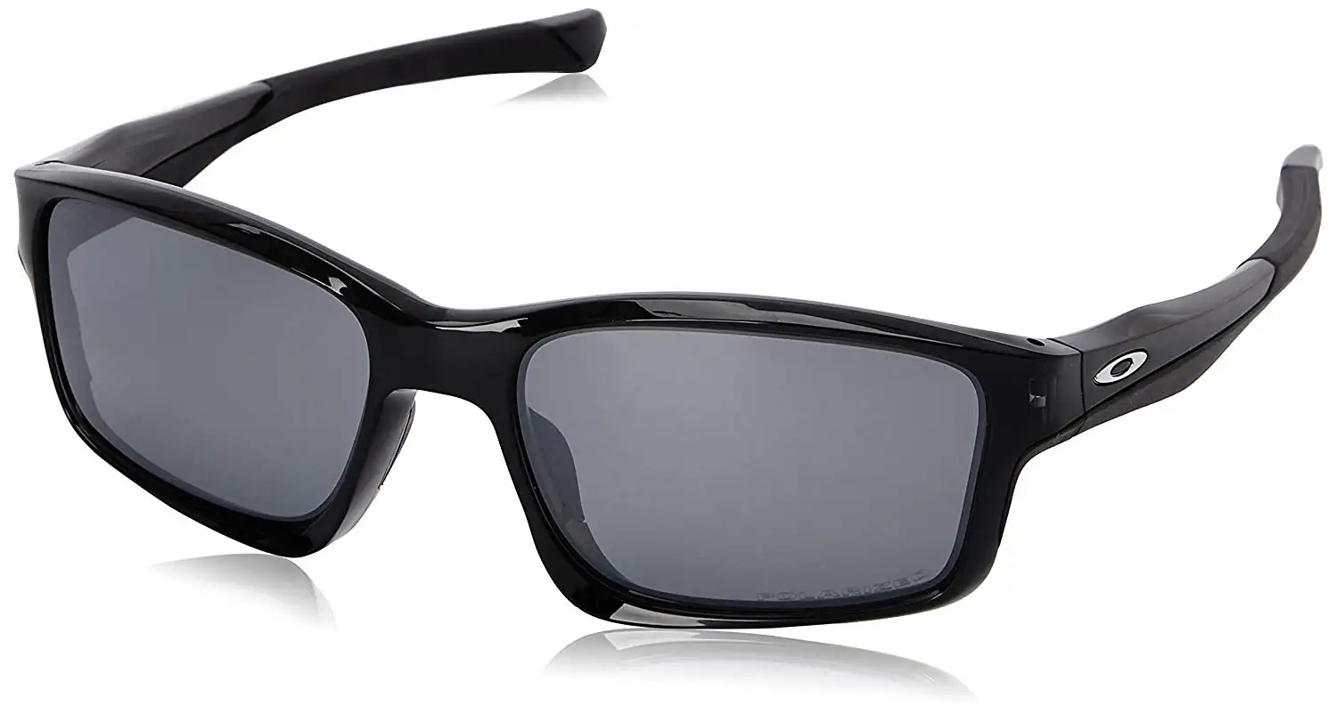 Oakley Men's Chainlink Polarized Sunglasses (Black Ink Frame/Black