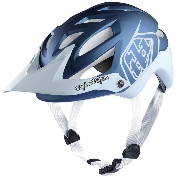 Troy Lee Designs A1 MIPS Bike Helmet (Classic Blue/White)