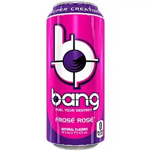 12-Pack 16oz Bang Energy Drink (Frose Rose)