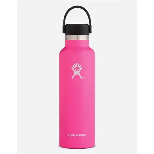 21oz Hydro Flask Standard Mouth Water Bottle (Flamingo or Blueberry)