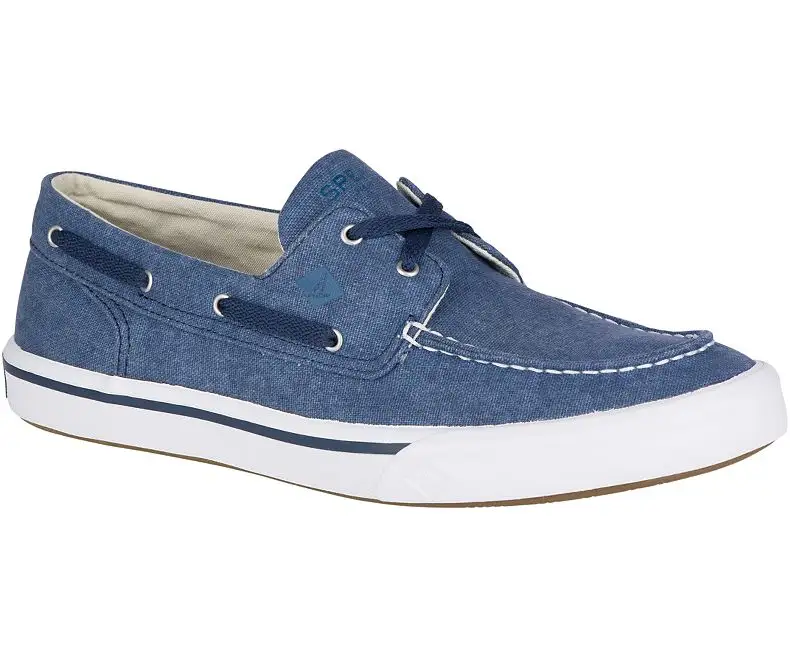 Sperry Men's Bahama II Boat Washed Sneaker (Blue or White)