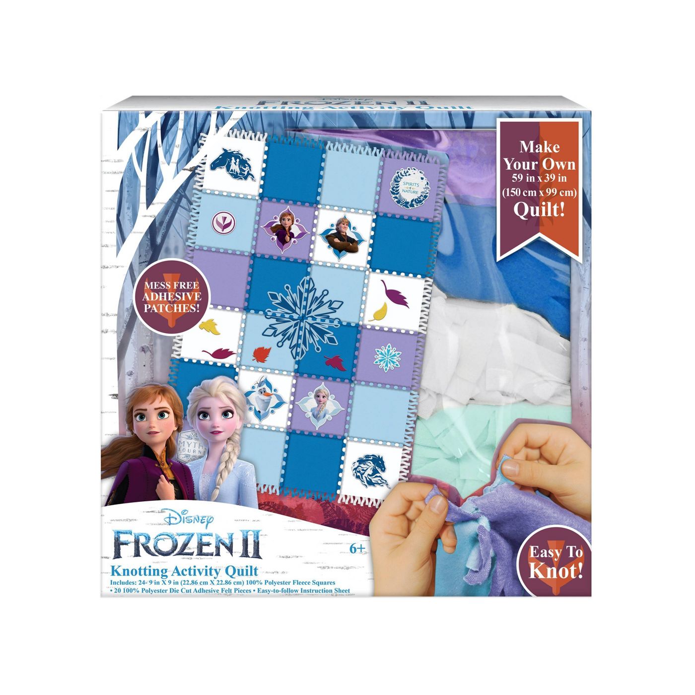 Disney Arts and Crafts Kits Frozen 2 Knotting Quilt Activity Kit 13