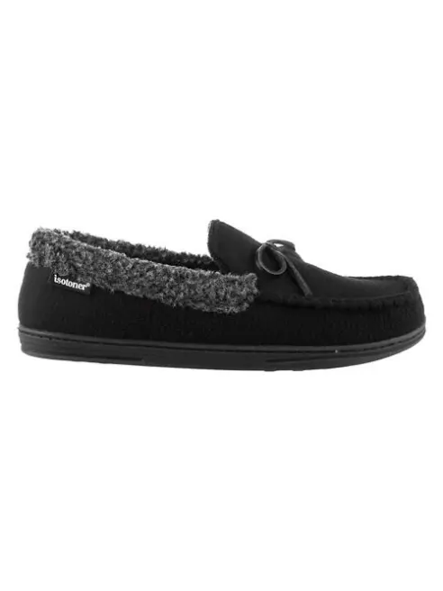 Isotoner Men's Gabriel Fleece-Lined Moccasins (XL or XXL only)