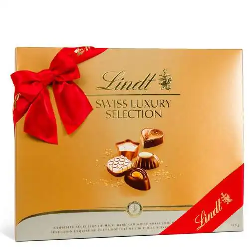 Lindt Holiday Chocolates: 40-Pc Creation Dessert $13.05, 40-Pc Swiss Luxury Box