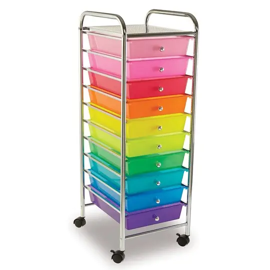 Recollections 10-Drawer Rolling Organizer (various colors)