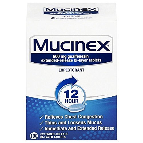 Mucinex 强效清痰化痰药，100片