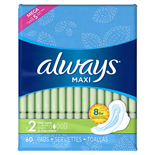 Always Maxi Size 2 超长护翼卫生巾，60片