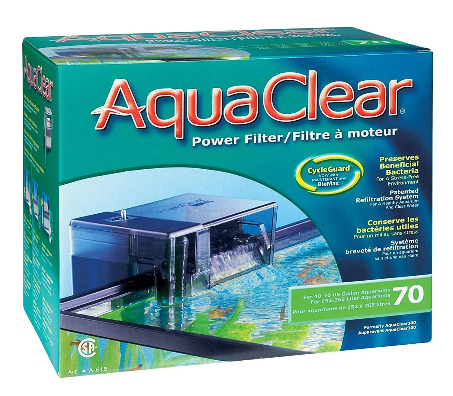 AquaClear CycleGuard Fish Tank Power Filter - DealAM.com