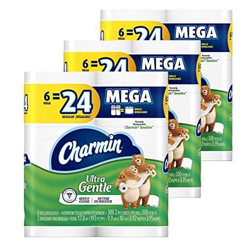 Charmin Ultra Gentle Toilet Paper, 18 Mega Rolls