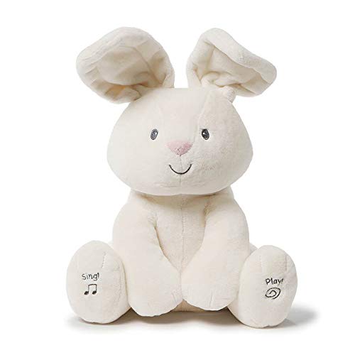 闪购！仅限Prime会员！超赞！Baby GUND 会躲猫猫会唱歌的大白兔，12吋