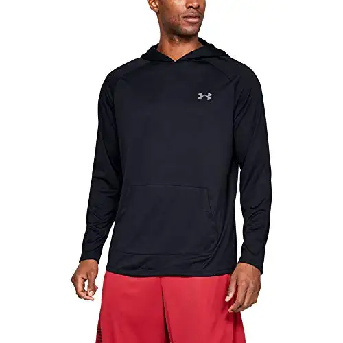 史低价！Under Armour  男士 Tech 2.0 纯色 带帽 长袖衫