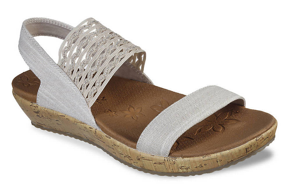 Skechers Women's Cali Brie Most Wanted Wedge Sandals