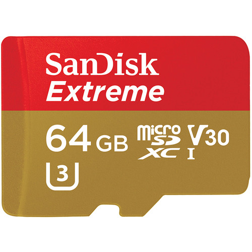 史低价！SanDisk 64GB Extreme UHS-I microSDXC 存储卡