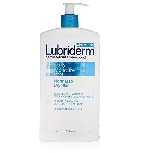 Lubriderm 身体保湿乳，适合中性和干性皮肤，24 oz 大瓶装