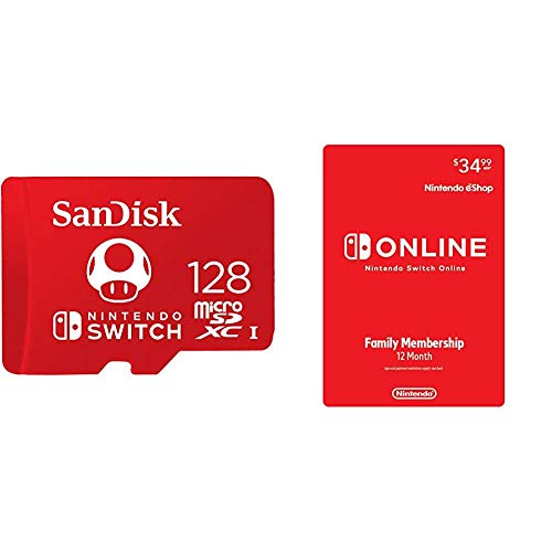 SanDisk 128GB MicroSDXC UHS-I Memory Card for Nintendo Switch