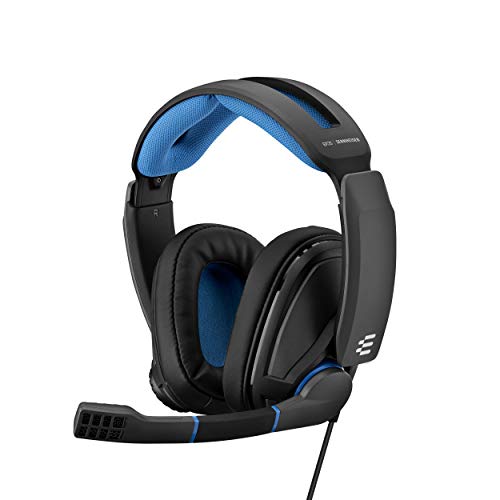 EPOS Sennheiser GSP 300 Gaming Headset with Noise-Cancelling Mic, Flip-to-Mute,Headphones for PC, Mac, Xbox One, PS4, Nintendo Switch, and Smartphone compatible.