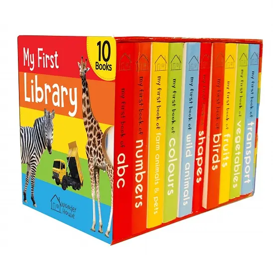 My First Library : Boxset of 10 Board Books for Kids Board book – April 25, 2018