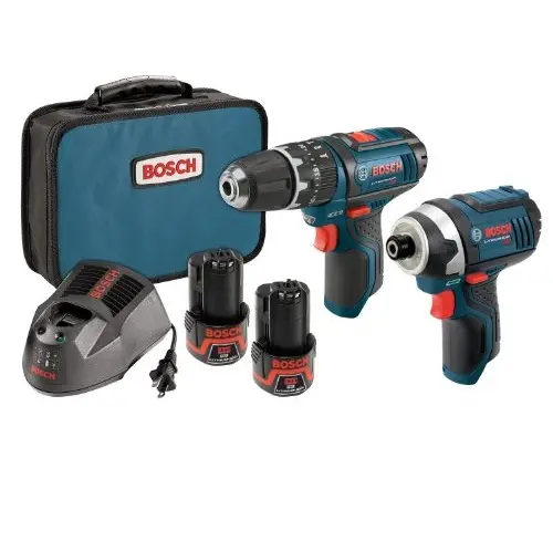 史低价！Bosch博世 12-Volt Max 锂离子电池 电钻2件套