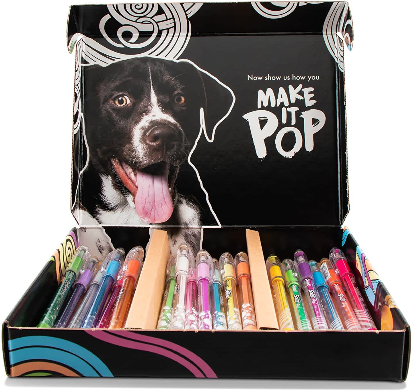 Pentel Pop Series Collector's Edition 12-Piece Gel Pen Box Set