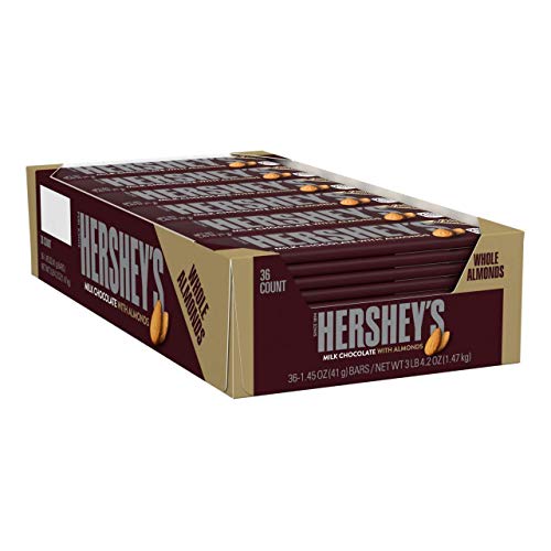 仅限部分用户！Hershey's牛奶巧克力，1.45 oz/块，共36块，现点击coupon后仅售