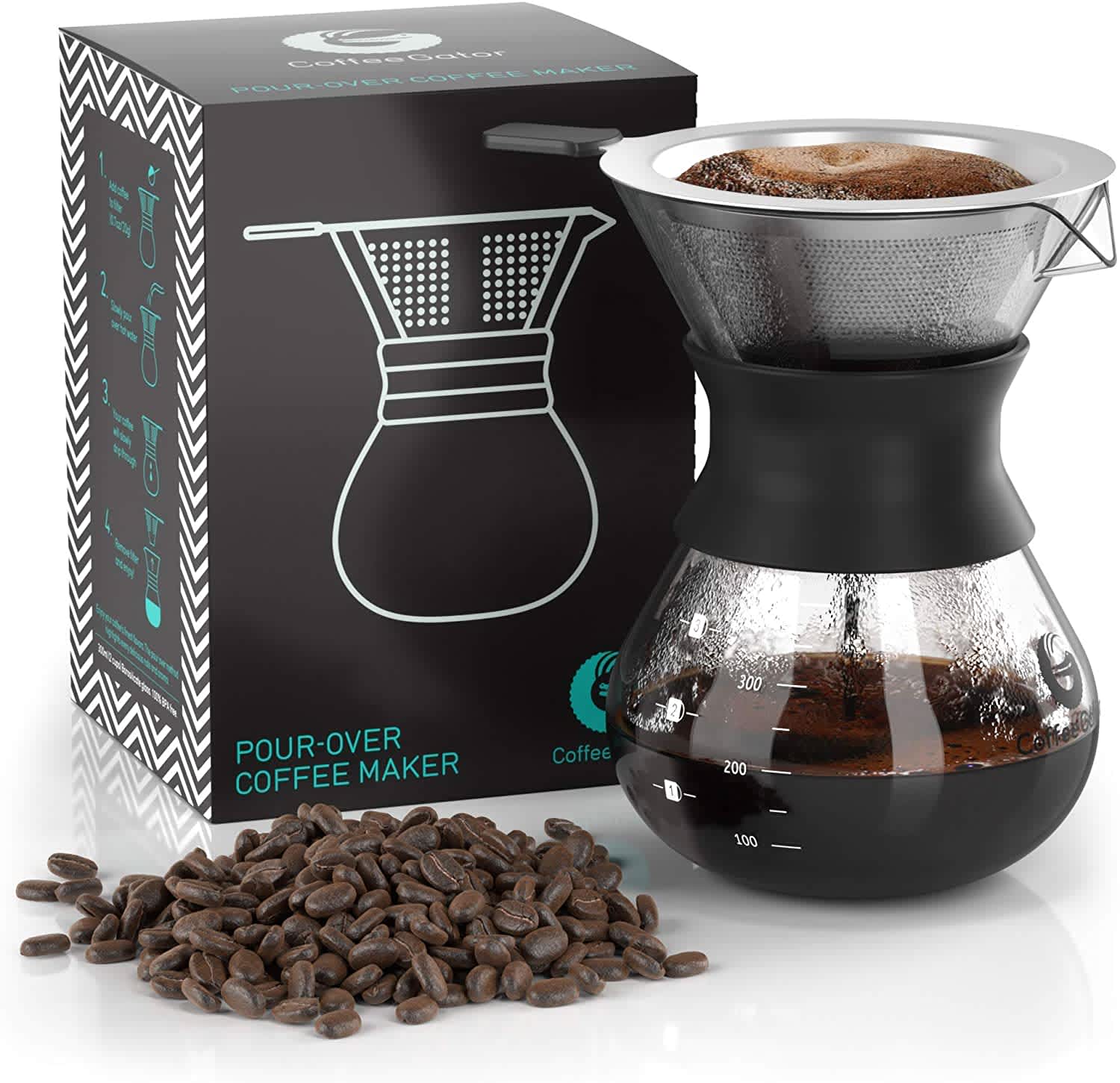 Coffee Gator Paperless Pour Over Brewer
