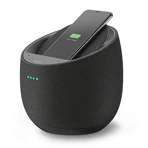 Belkin SoundForm Elite Hi-Fi Smart Speaker + Wireless Charger 
