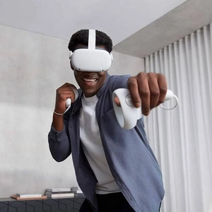 Oculus Quest 2 VR虚拟现实一体机 游戏系统 128GB 日亚发货