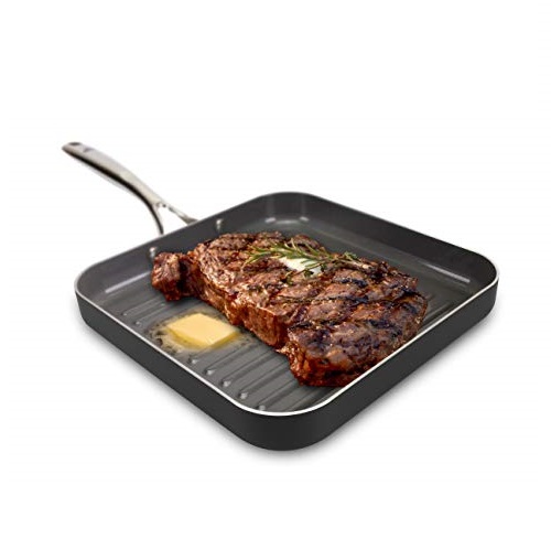 EaZy MealZ 10.5" Square Aluminum Grill Pan