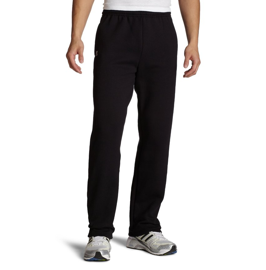Russell Athletic Men's Dri-Power Open Bottom Sweatpant with Pockets