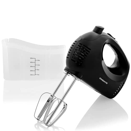 Ovente Portable 5 Speed Mixing Electric Hand Mixer 