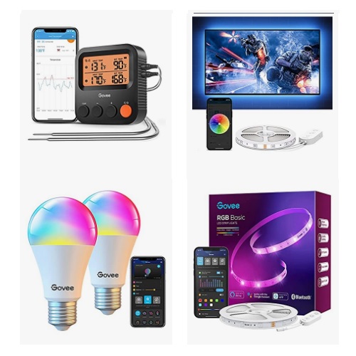 金盒特价！Amazon精选 Govee 智能家居电器、灯具促销！ 