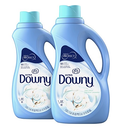 Downy 液体衣物柔顺剂 51Fl Oz 2瓶